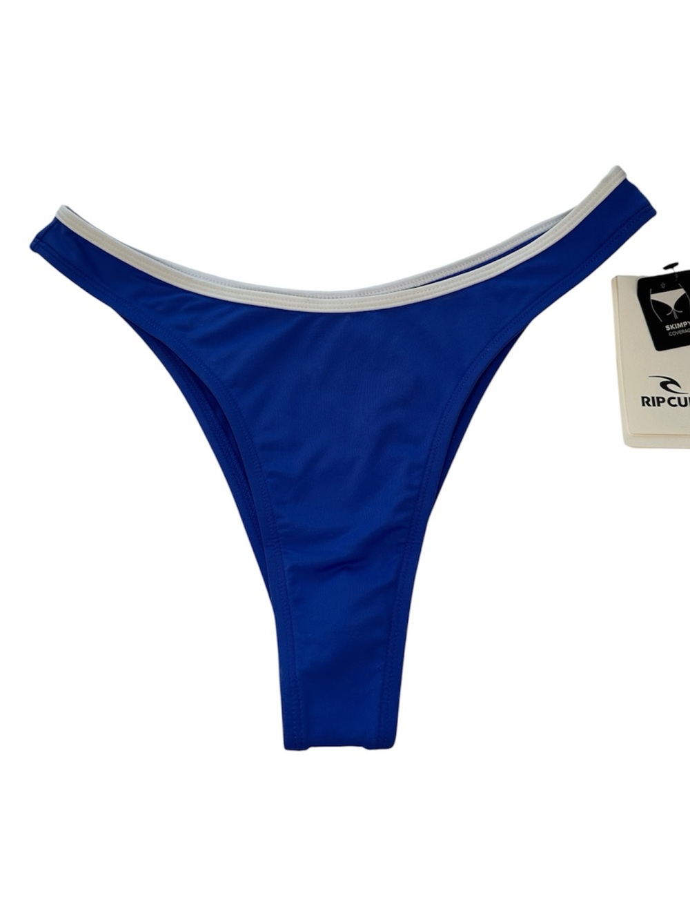 Rip Curl Bikini Bottom Swimsuit Classic Surf Skimp Blue NWT Women’s Size small